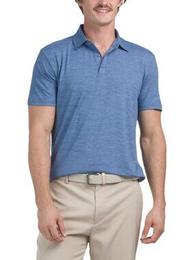 VINTAGE SUMMER Navy Ultra Soft Performance Polo